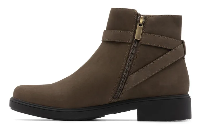 ABEO Footwear Compass Buckle Olive Nubuck Women Boots ABEO Footwear Compass Buckle Olive Nubuck Women Boots
