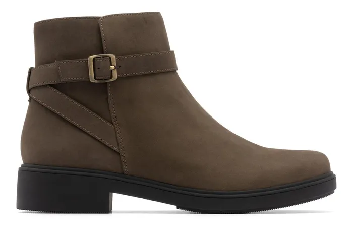 ABEO Footwear Compass Buckle Olive Nubuck Women Boots ABEO Footwear Compass Buckle Olive Nubuck Women Boots