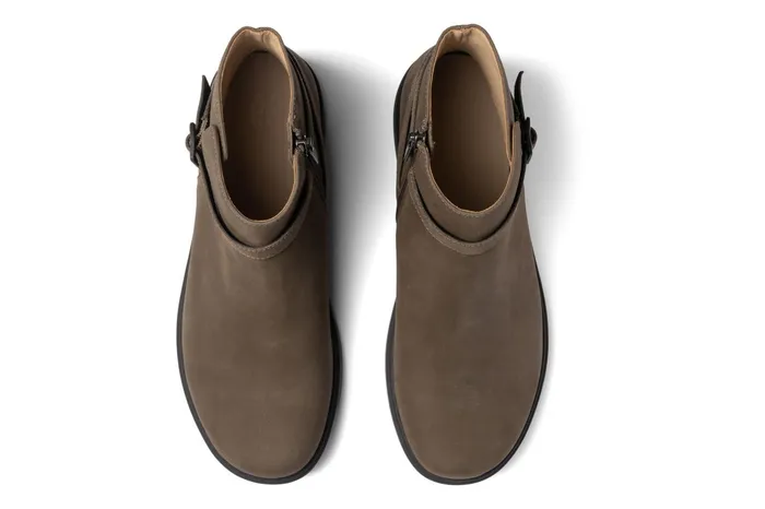 ABEO Footwear Compass Buckle Olive Nubuck Women Boots ABEO Footwear Compass Buckle Olive Nubuck Women Boots