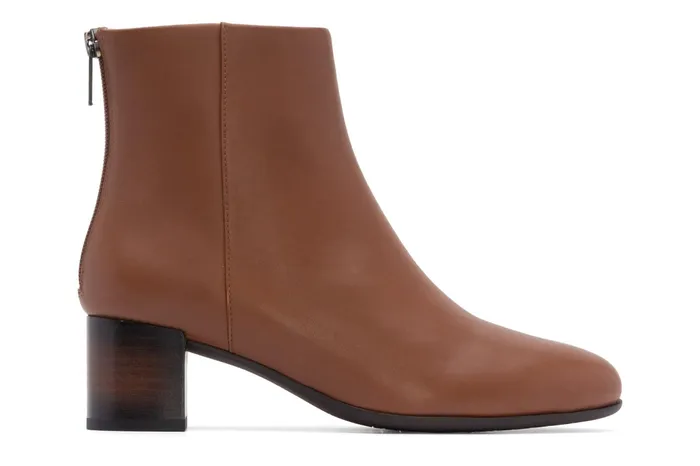 ABEO Footwear Plaza Back Zip Dark Tan Women Boots ABEO Footwear Plaza Back Zip Dark Tan Women Boots