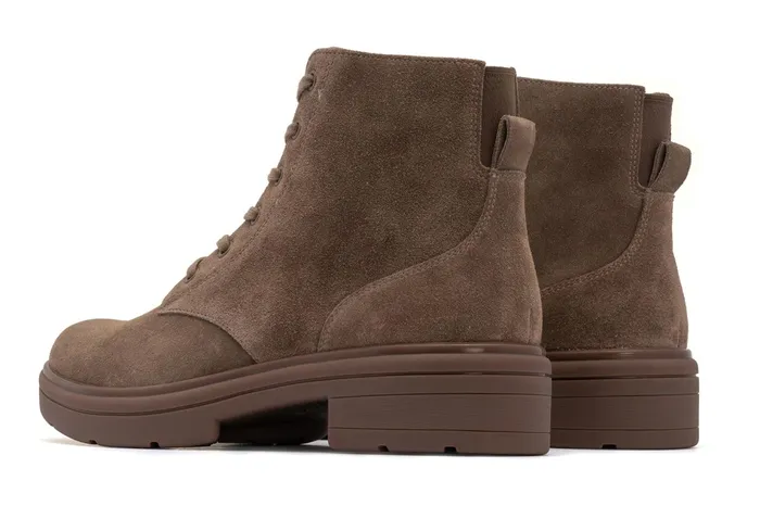 ABEO Footwear Vista Lace Taupe Suede Women Boots ABEO Footwear Vista Lace Taupe Suede Women Boots