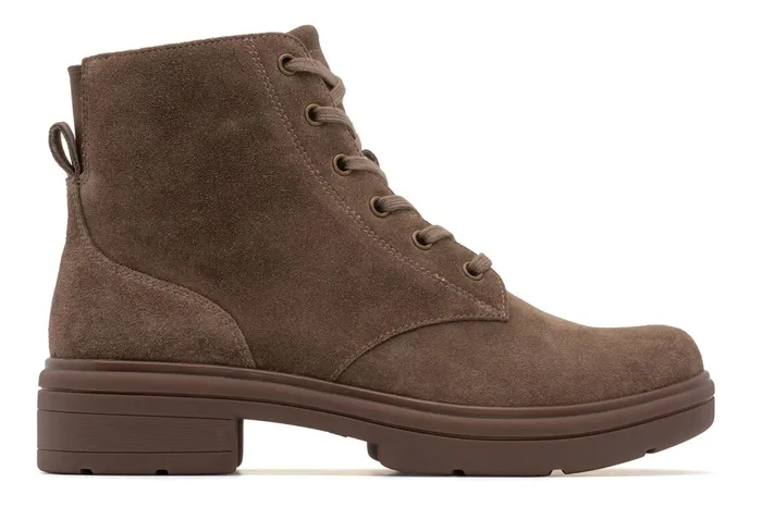 ABEO Footwear Vista Lace Taupe Suede Women Boots ABEO Footwear Vista Lace Taupe Suede Women Boots