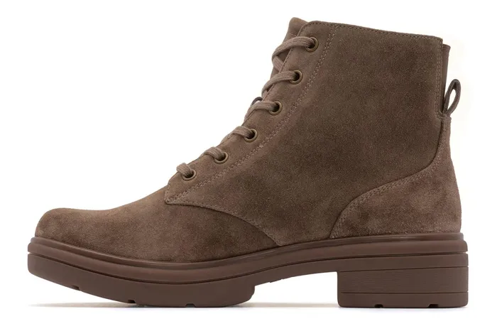 ABEO Footwear Vista Lace Taupe Suede Women Boots ABEO Footwear Vista Lace Taupe Suede Women Boots