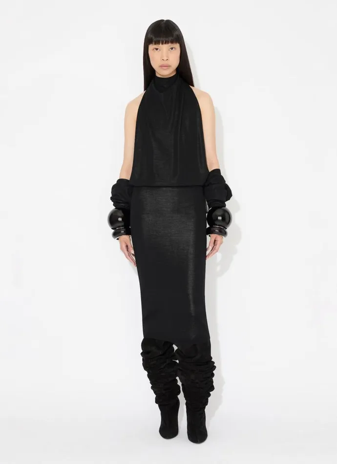 Alaa Dresses DOUBLEFACED WOOL CARDIGAN DRESS Blacksilver 8211 Women Alaa Dresses DOUBLEFACED WOOL CARDIGAN DRESS Blacksilver 8211 Women