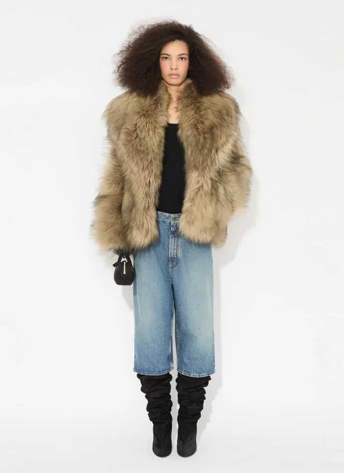 Alaa Pants and Shorts DENIM BERMUDA SHORTS WITH KNITTED WAISTBAND Bleu Vintage 8211 Women Alaa Pants and Shorts DENIM BERMUDA SHORTS WITH KNITTED WAISTBAND Bleu Vintage 8211 Women