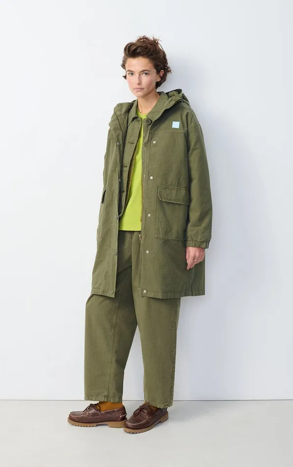 American Vintage Coats and Puffer Coats Women Parka Rygybay Khaki