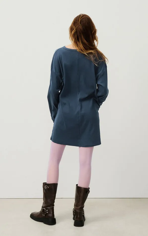 American Vintage Dresses Women Dress Blarow Melange Navy American Vintage Dresses Women Dress Blarow Melange Navy