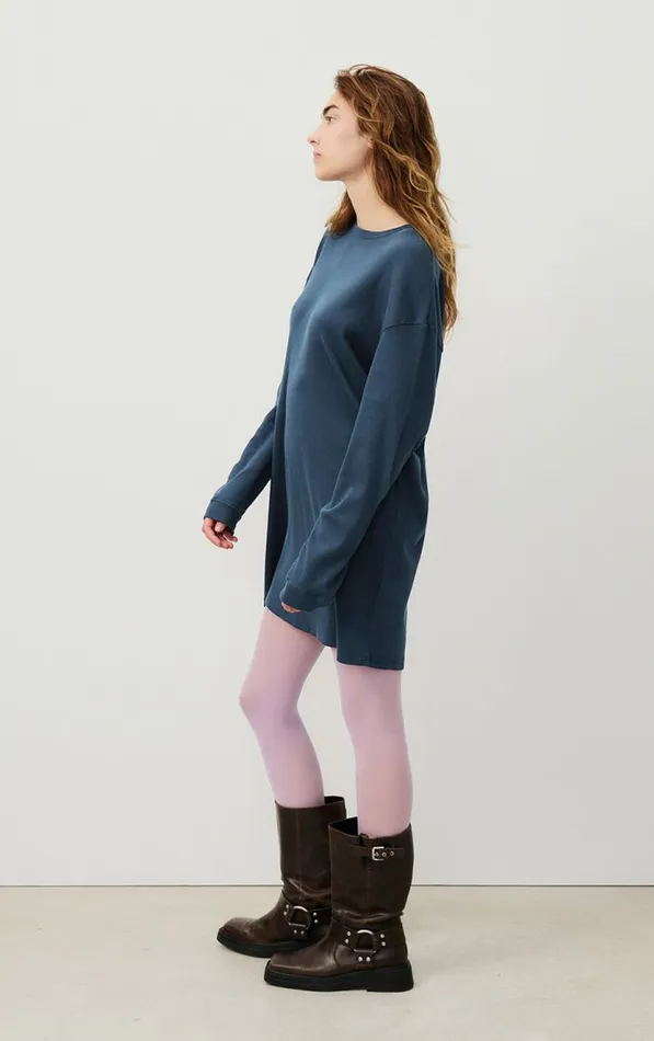 American Vintage Dresses Women Dress Blarow Melange Navy American Vintage Dresses Women Dress Blarow Melange Navy