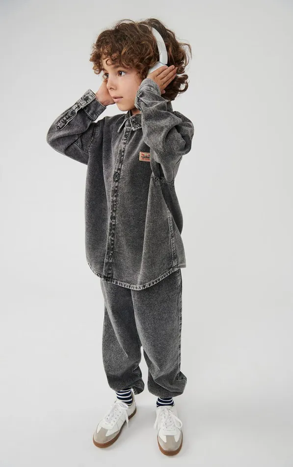 American Vintage Jeans Kids Trousers Jazy Grey