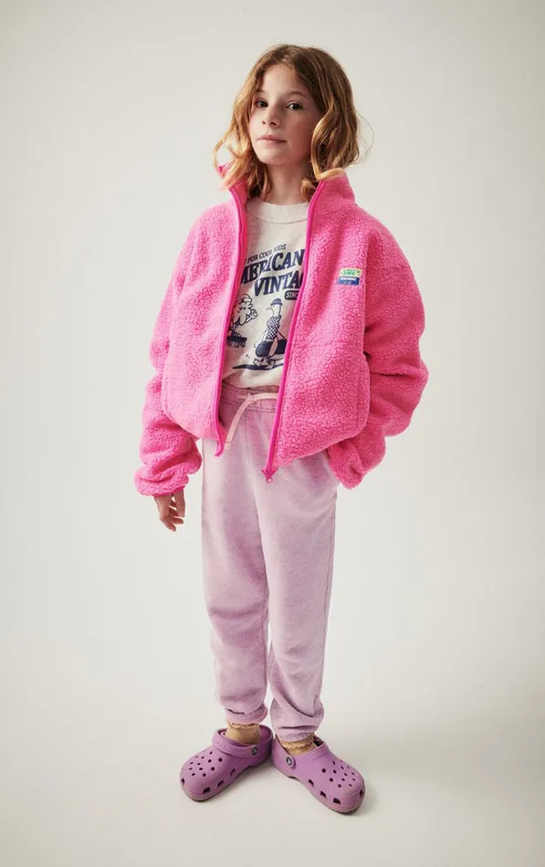 American Vintage Joggers Kids Joggers Doven Overdyed Satin