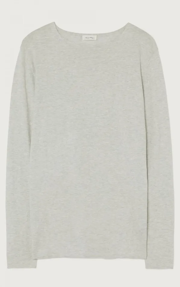 American Vintage Jumpers and Cardigans Men Jumper Marcel Polar Melange American Vintage Jumpers and Cardigans Men Jumper Marcel Polar Melange