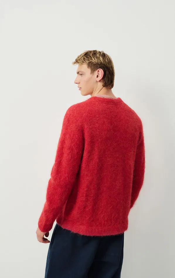 American Vintage Jumpers and Cardigans Men Jumper Nuny Ladybird Melange American Vintage Jumpers and Cardigans Men Jumper Nuny Ladybird Melange