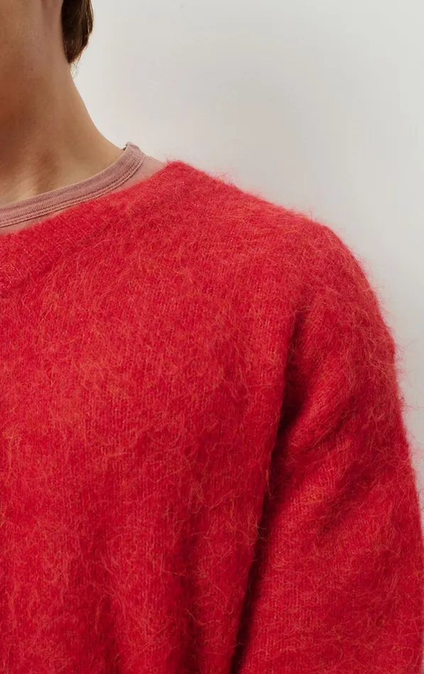 American Vintage Jumpers and Cardigans Men Jumper Nuny Ladybird Melange American Vintage Jumpers and Cardigans Men Jumper Nuny Ladybird Melange