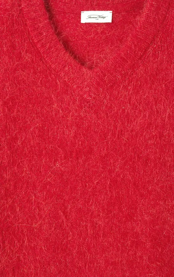 American Vintage Jumpers and Cardigans Men Jumper Nuny Ladybird Melange American Vintage Jumpers and Cardigans Men Jumper Nuny Ladybird Melange