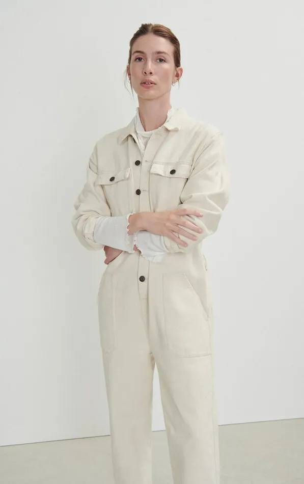 American Vintage Jumpsuits and Overalls Women Jumpsuit Snopdog Ecru American Vintage Jumpsuits and Overalls Women Jumpsuit Snopdog Ecru