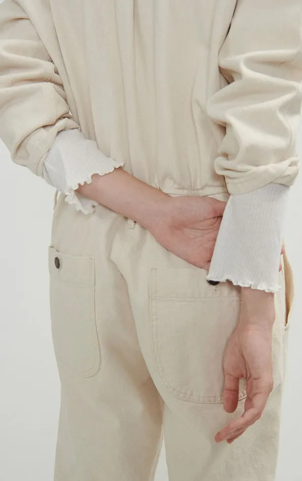 American Vintage Jumpsuits and Overalls Women Jumpsuit Snopdog Ecru American Vintage Jumpsuits and Overalls Women Jumpsuit Snopdog Ecru