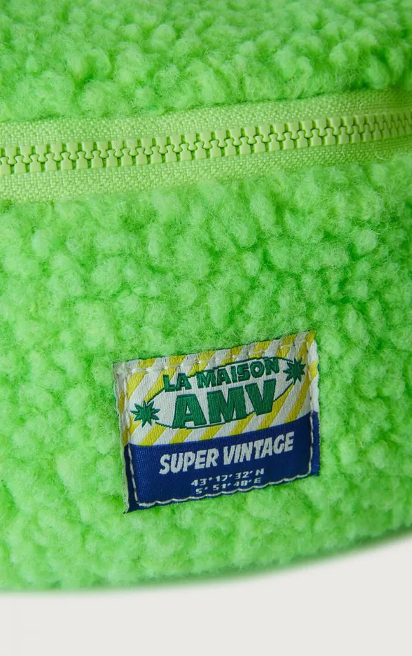 American Vintage Kids Fanny Pack Hoktown Melange Fluorescent Green American Vintage Kids Fanny Pack Hoktown Melange Fluorescent Green