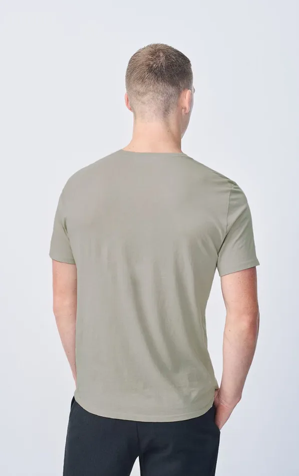 American Vintage Short Sleeve TShirts Men TShirt Decatur Silver American Vintage Short Sleeve TShirts Men TShirt Decatur Silver