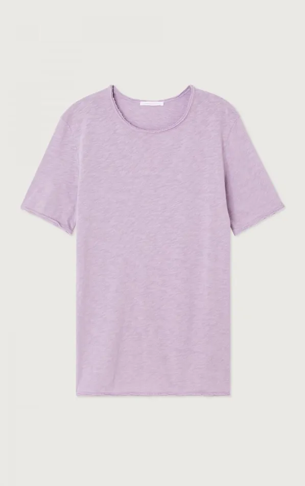 American Vintage Short Sleeve TShirts Men TShirt Sonoma Vintage Wisteria