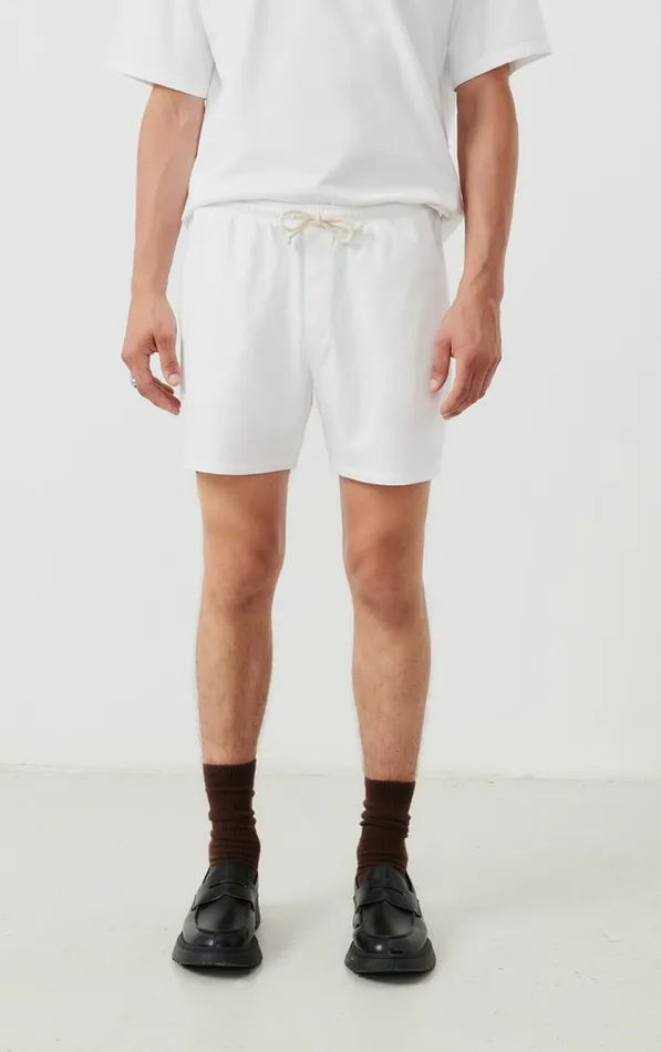 American Vintage Shorts Men Shorts Fizvalley White