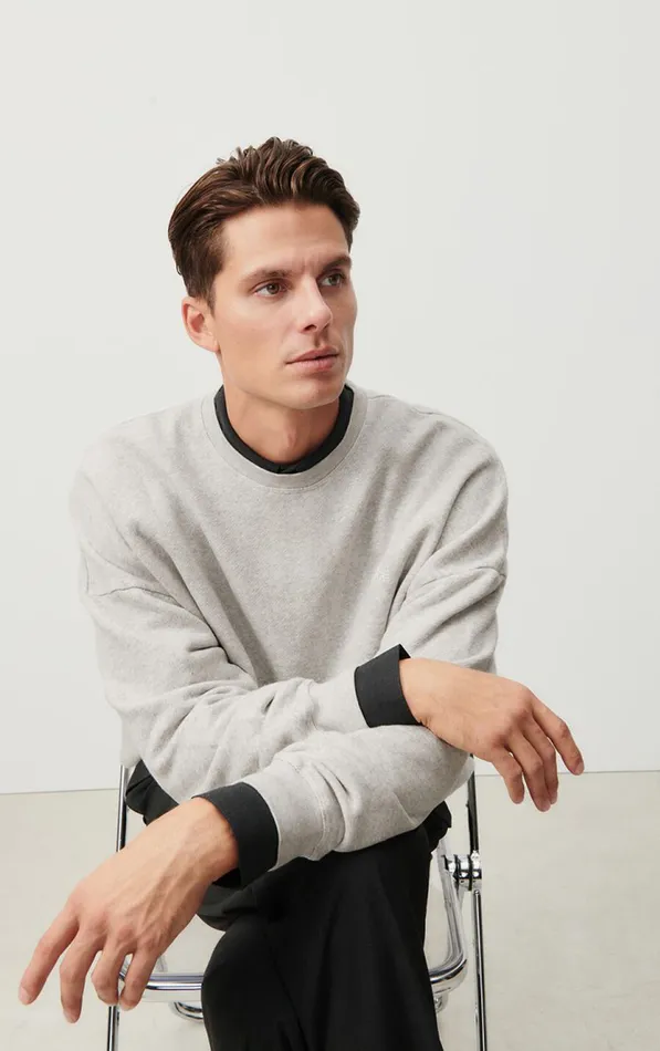American Vintage Sweatshirts Men Sweatshirt Kodytown Polar Melange American Vintage Sweatshirts Men Sweatshirt Kodytown Polar Melange