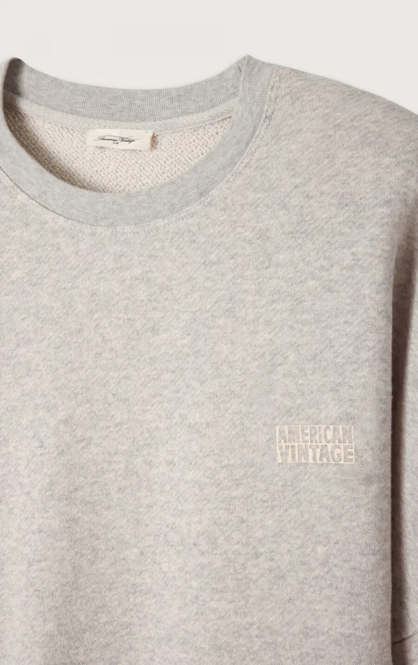 American Vintage Sweatshirts Men Sweatshirt Kodytown Polar Melange American Vintage Sweatshirts Men Sweatshirt Kodytown Polar Melange