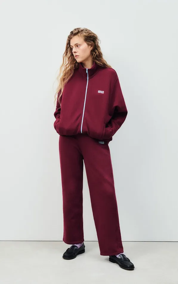 American Vintage Sweatshirts Women Sweatshirt Izubird Vintage Burgundy American Vintage Sweatshirts Women Sweatshirt Izubird Vintage Burgundy