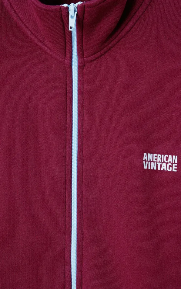 American Vintage Sweatshirts Women Sweatshirt Izubird Vintage Burgundy American Vintage Sweatshirts Women Sweatshirt Izubird Vintage Burgundy