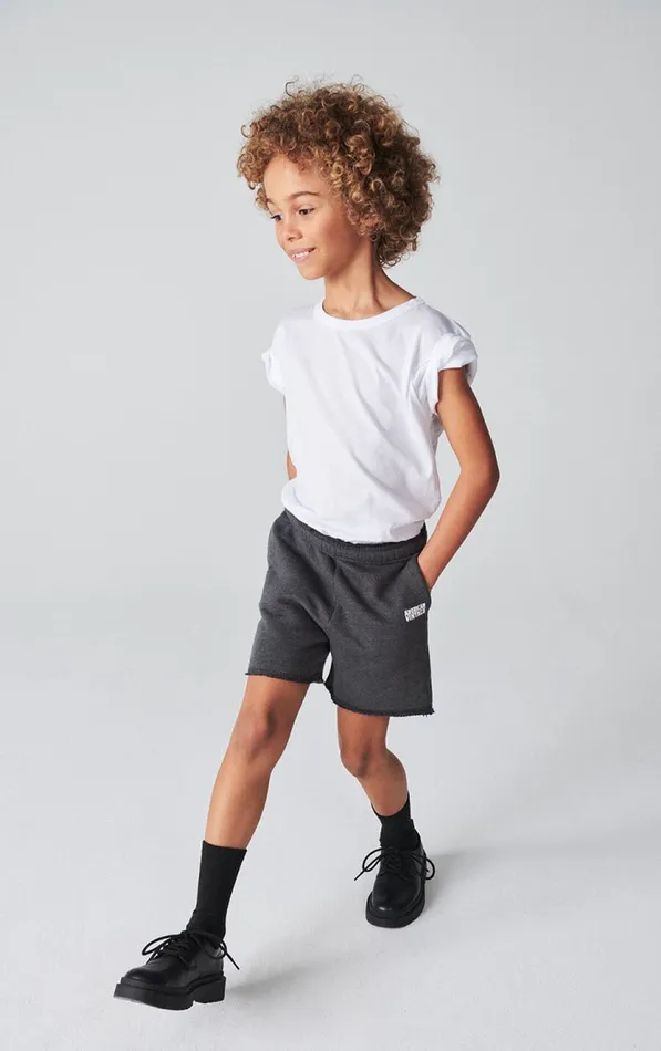 American Vintage Trousers and Shorts Kids Shorts Doven Overdyed Carbon