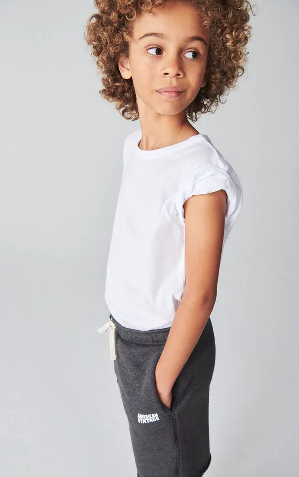 American Vintage Trousers and Shorts Kids Shorts Doven Overdyed Carbon American Vintage Trousers and Shorts Kids Shorts Doven Overdyed Carbon