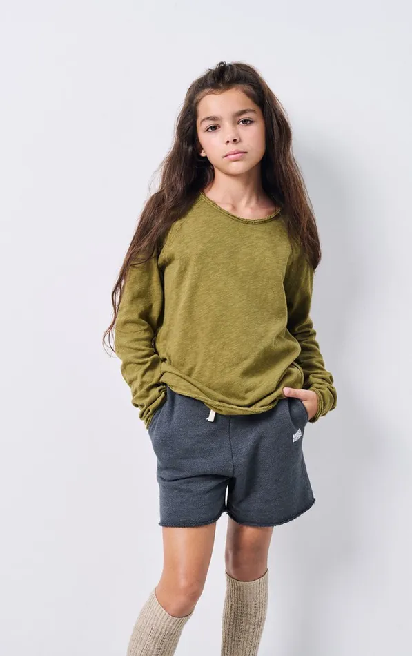 American Vintage Trousers and Shorts Kids Shorts Doven Overdyed Carbon American Vintage Trousers and Shorts Kids Shorts Doven Overdyed Carbon