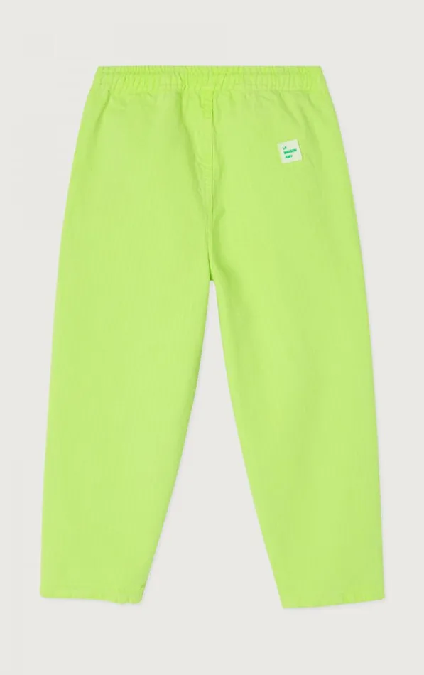 American Vintage Trousers and Shorts Kids Trousers Rygybay Neon Yellow American Vintage Trousers and Shorts Kids Trousers Rygybay Neon Yellow