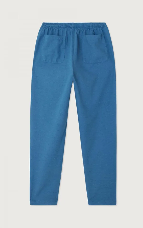 American Vintage Trousers Men Trousers Dakota Melange Mediterranean