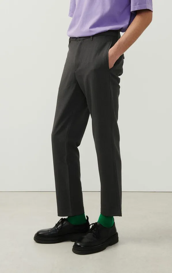 American Vintage Trousers Men Trousers Pukstreet Carbon Melange