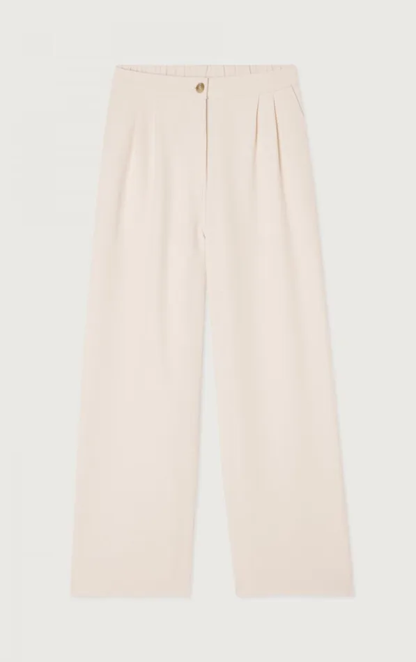 American Vintage Trousers Women Trousers Afaz Ecru American Vintage Trousers Women Trousers Afaz Ecru