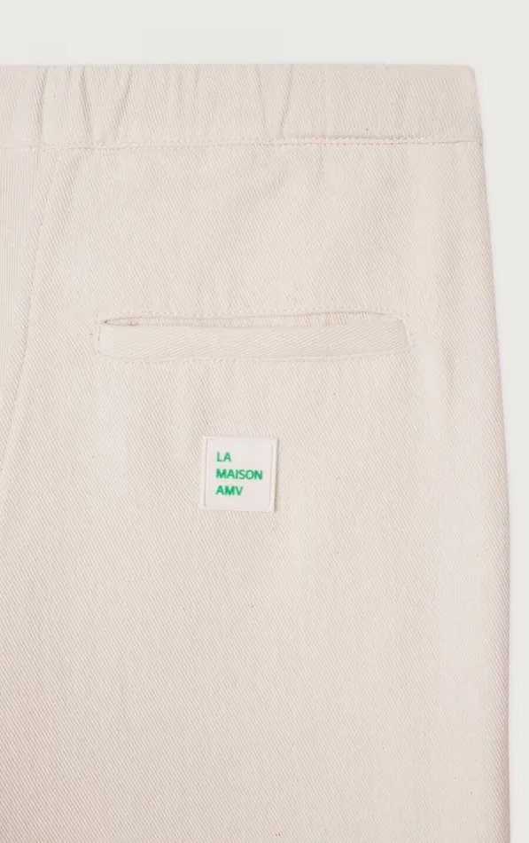 American Vintage Trousers Women Trousers Afaz Ecru American Vintage Trousers Women Trousers Afaz Ecru