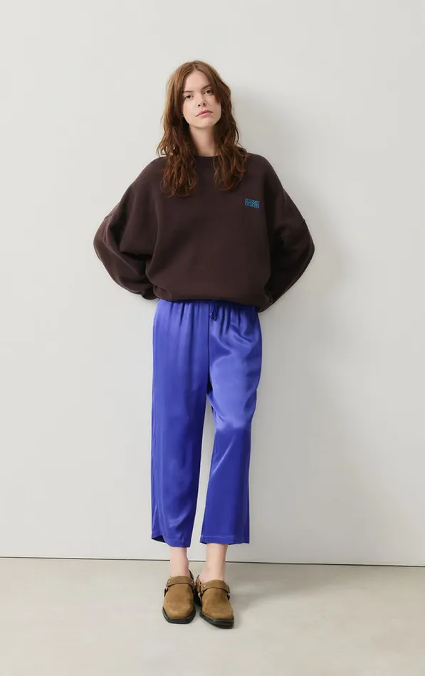American Vintage Trousers Women Trousers Unyl Iris American Vintage Trousers Women Trousers Unyl Iris
