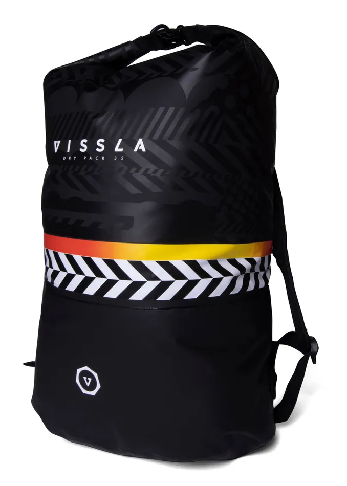 Bags 7 Seas 35L Dry Backpack Black 8211 Vissla Men Bags 7 Seas 35L Dry Backpack Black 8211 Vissla Men
