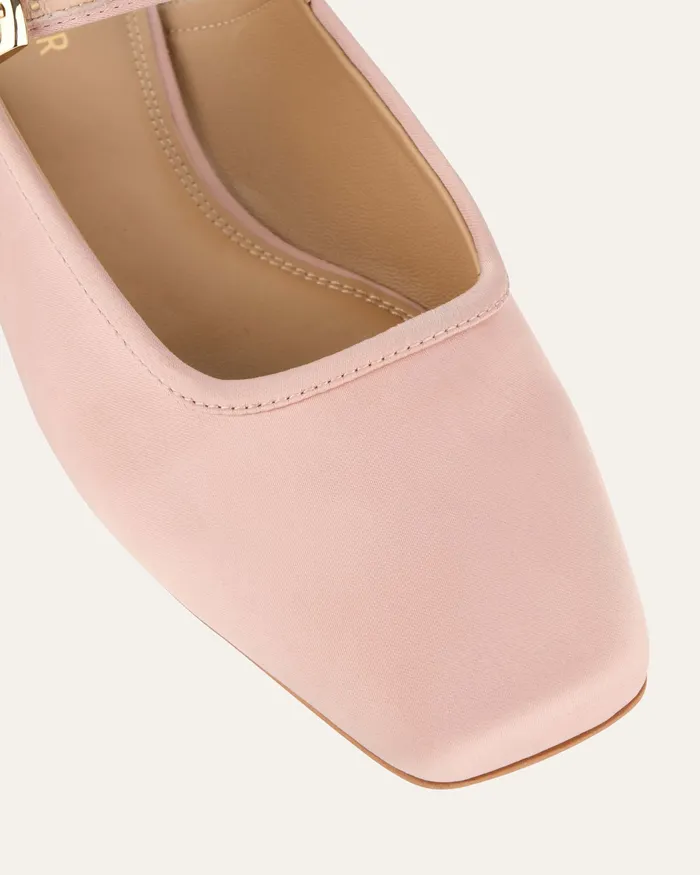 BALLET Women Sammy dress flats blush satin jomercer BALLET Women Sammy dress flats blush satin jomercer