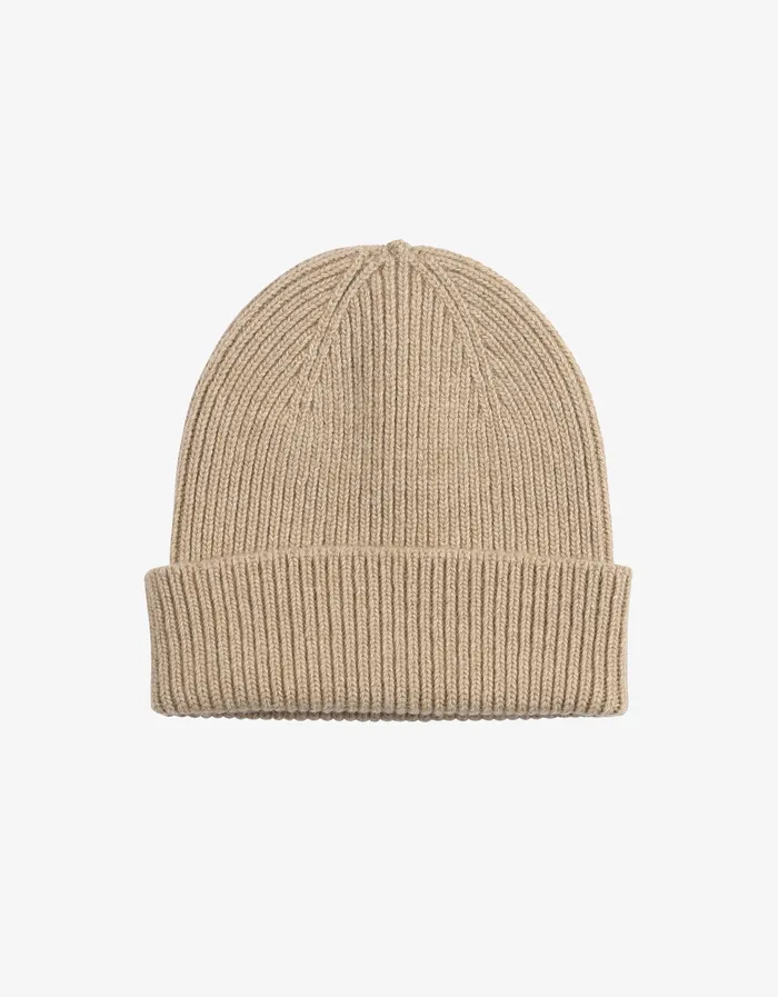 Beanies Men Colorfulstandard Merino Wool Beanie 8211 Desert Khaki