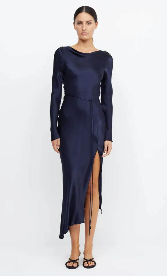 Bec Bridge Bridesmaids Dresses MOON DANCE LONG SLEEVE MAXI DRESS Ink 8211 Women