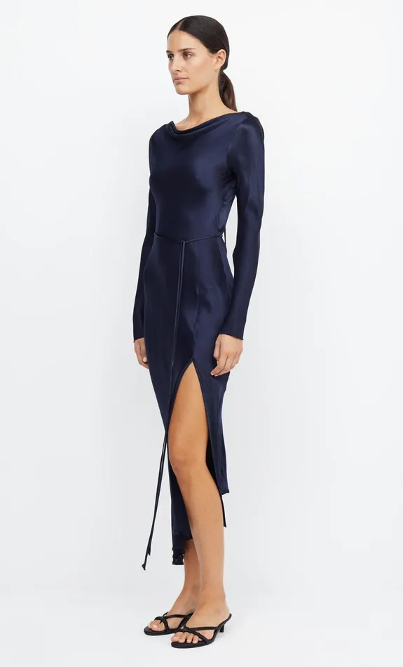 Bec Bridge Bridesmaids Dresses MOON DANCE LONG SLEEVE MAXI DRESS Ink 8211 Women