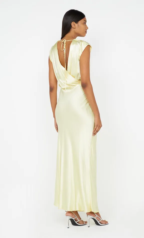 Bec Bridge Bridesmaids Dresses MOON DANCE MAXI DRESS Ice Yellow 8211 Women