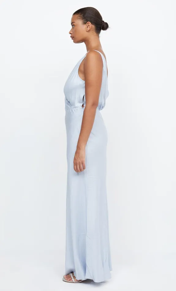 Bec Bridge Dresses ADORE V MAXI DRESS Dusty Blue 8211 Women