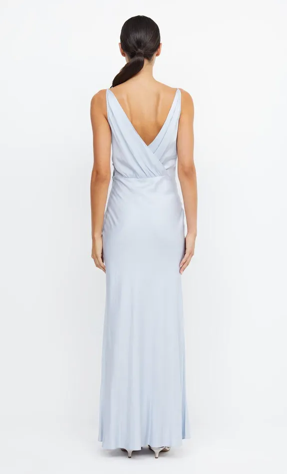 Bec Bridge Dresses ADORE V MAXI DRESS Dusty Blue 8211 Women