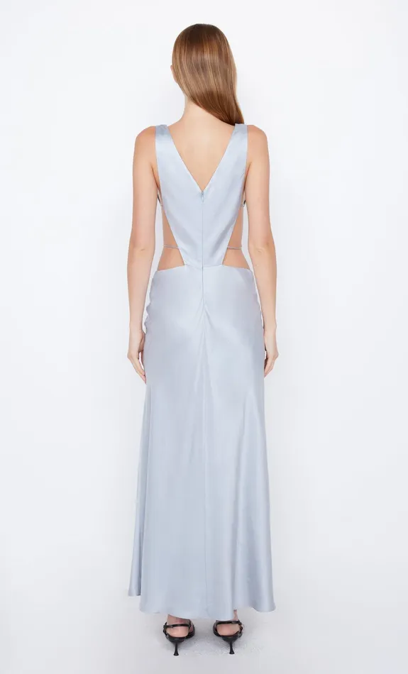 Bec Bridge Dresses AGATHE DIAMOND DRESS Dove Blue 8211 Women