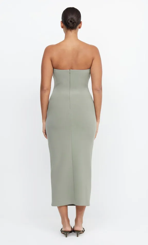 Bec Bridge Dresses BE MINE STRAPLESS MIDI DRESS Sage 8211 Women