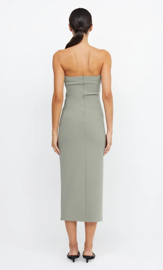 Bec Bridge Dresses BE MINE STRAPLESS MIDI DRESS Sage 8211 Women