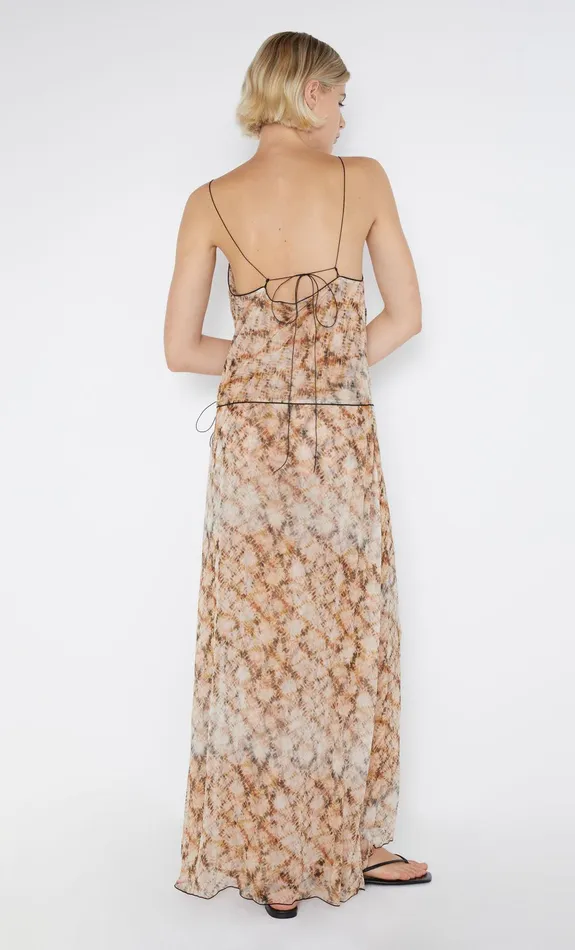 Bec Bridge Dresses CIEL WRAP MAXI DRESS Geo Shibori 8211 Women
