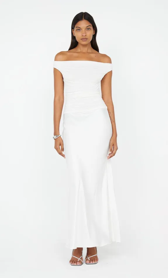 Bec Bridge Dresses ELEAH OFF SHOULDER DRESS White 8211 Women